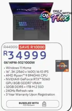 Computer Mania ROG Laptop offer