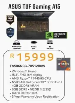 Computer Mania ASUS TUF Gaming A15 offer
