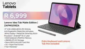 Computer Mania Lenovo Idea Tab Matte Edition offer
