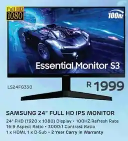 Computer Mania SAMSUNG 24" FULL HD IPS MONITOR offer