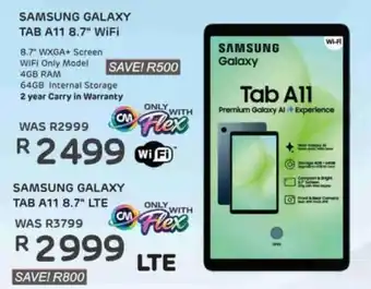 SAMSUNG GALAXY TAB A11 8.7" WiFi