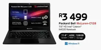 Computer Mania Packard Bell McLaren-C128 offer