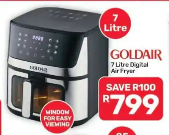 Pick n Pay Hypermarket Goldair 7 Litre Digital Air Fryer offer