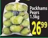 Supa Store Packhams Pears offer