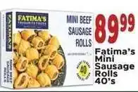 Supa Store Fatima's Mini Sausage Rolls 40's offer