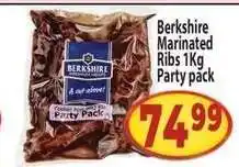 Supa Store Berkshire Marinated Ribs 1Kg Party pack offer