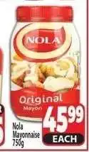 Supa Store NOLA MAYONNAISE 750g offer