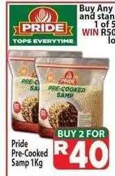 Supa Store Pride Pre-Cooked Samp 1Kg offer