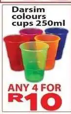 Supa Store Darsim colours cups 250ml offer