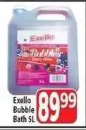 Supa Store Exello Bubble Bath 5L offer