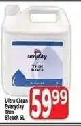 Supa Store Ultra Clean Everyday Thin Bleach 5L offer