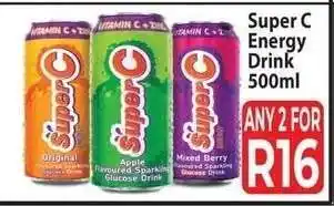 Supa Store Super C Energy Drink 500ml offer