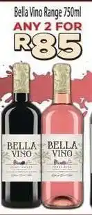 Supa Store BELLA VINO range 750ml offer