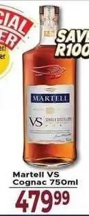 Supa Store Martell VS Cognac 750ml offer