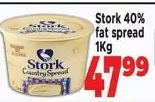 Supa Store Stork 40% fat spread 1Kg offer
