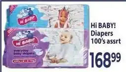 Supa Store Hi BABY! diapers 100's assrt offer