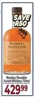 Supa Store Monkey Shoulder Scotch Whiskey 750ml offer