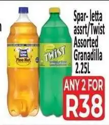 Supa Store Spar-letta assrt/Twist Assorted Granadilla offer
