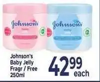 Supa Store Johnson's Baby Jelly Fragr / Free 250ml offer