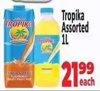 Supa Store Tropika Assorted 1L offer