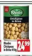Supa Store Rhodes Chickpeas in Brine 410g offer