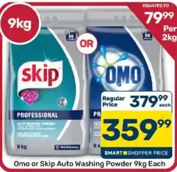 Pick n Pay Hypermarket Omo or Skip Auto Washing Powder offer