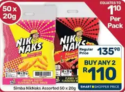 Pick n Pay Hypermarket Simba NikNaks Assorted offer