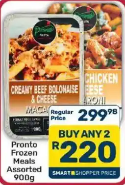 Pick n Pay Hypermarket Pronto Frozen Meals Assorted offer