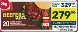 Pick n Pay Hypermarket I&J Beefeers Beef Patties offer