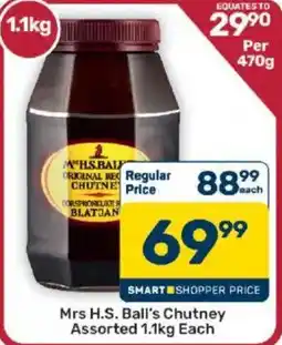 Pick n Pay Hypermarket Mrs H.S. Ball's Chutney Assorted offer