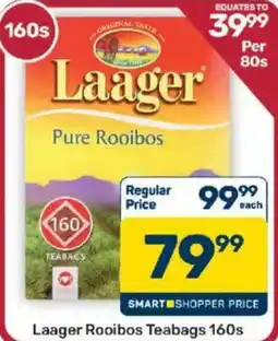 Pick n Pay Hypermarket Laager Rooibos Teabags offer