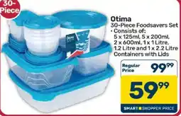 Pick n Pay Hypermarket Otima 30-Piece FoodSavers Set offer