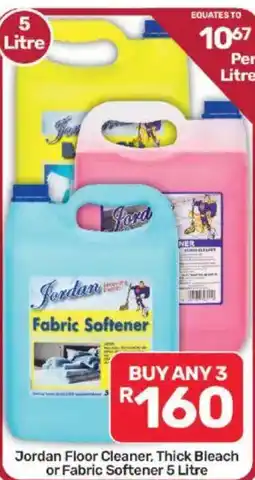 Pick n Pay Hypermarket Jordan Floor Cleaner, Thick Bleach or Fabric Softener offer
