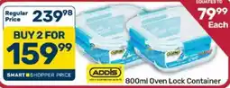 Pick n Pay Hypermarket ADDIS 800ml Oven Lock Container offer