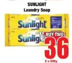 Boxer Sunlight Laundry Soap offer