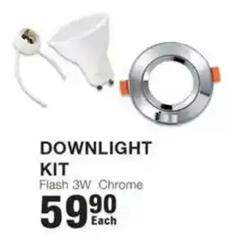 Build It DOWNLIGHT KIT Flash 3W Chrome offer