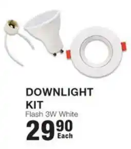 Build It Downlight Kit Flash 3W White offer