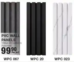 Build It Pvc wall panels assorted offer