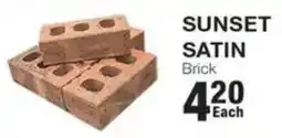 Build It SUNSET SATIN Brick offer