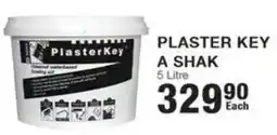 Build It PlasterKey A SHAK offer