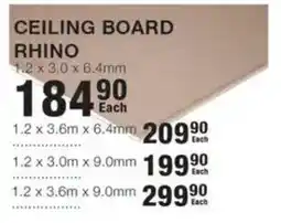 Build It CEILING BOARD RHINO offer