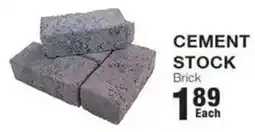 Build It Cement Stock Brick offer