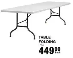 Build It TABLE FOLDING PVC offer