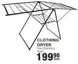 Build It CLOTHING DRYER Free Standing Steel offer