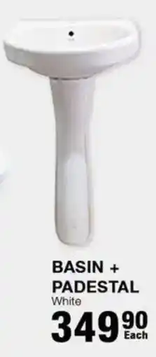 Build It BASIN + PADESTAL White offer