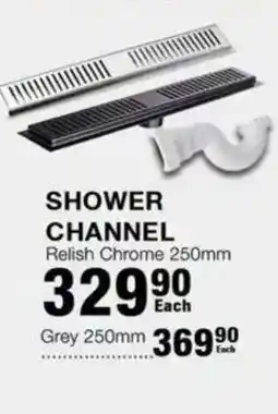 Build It Shower Channel Relish Chrome offer