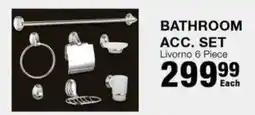 Build It Bathroom Acc. Set Livorno 6 Piece offer