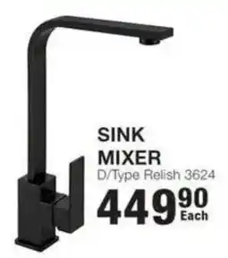 Build It SINK MIXER D/Type Relish 3624 offer