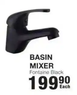 Build It BASIN MIXER Fontaine Black offer
