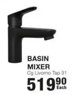 Build It BASIN MIXER Cg Livorno Tap 31 offer